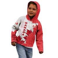 Canada Day Kid Hoodie Patriotic Maple Leaf - Robotic Fist