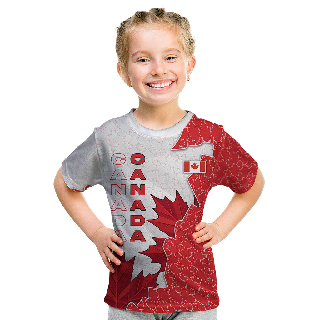 Canada Day Kid T Shirt Patriotic Maple Leaf - Robotic Fist