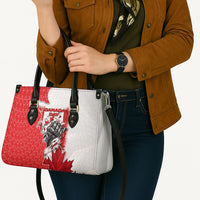 Canada Day Leather Bag Patriotic Maple Leaf - Robotic Fist