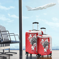 Canada Day Luggage Cover Patriotic Maple Leaf - Robotic Fist