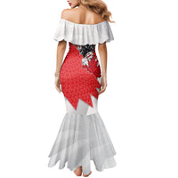 Canada Day Mermaid Dress Patriotic Maple Leaf - Robotic Fist