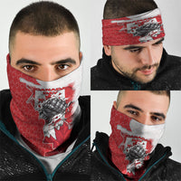 Canada Day Neck Gaiter Patriotic Maple Leaf - Robotic Fist