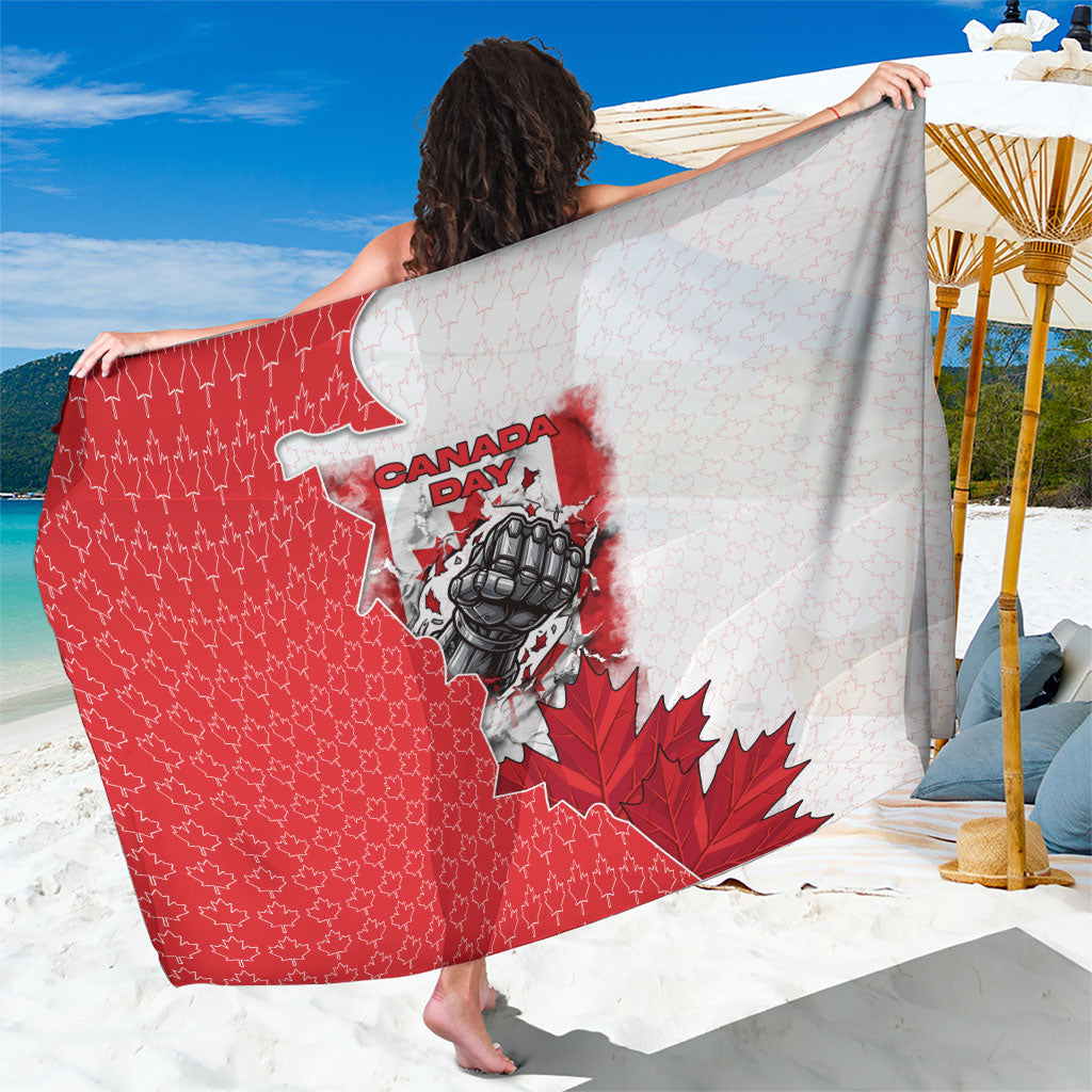 Canada Day Sarong Patriotic Maple Leaf - Robotic Fist