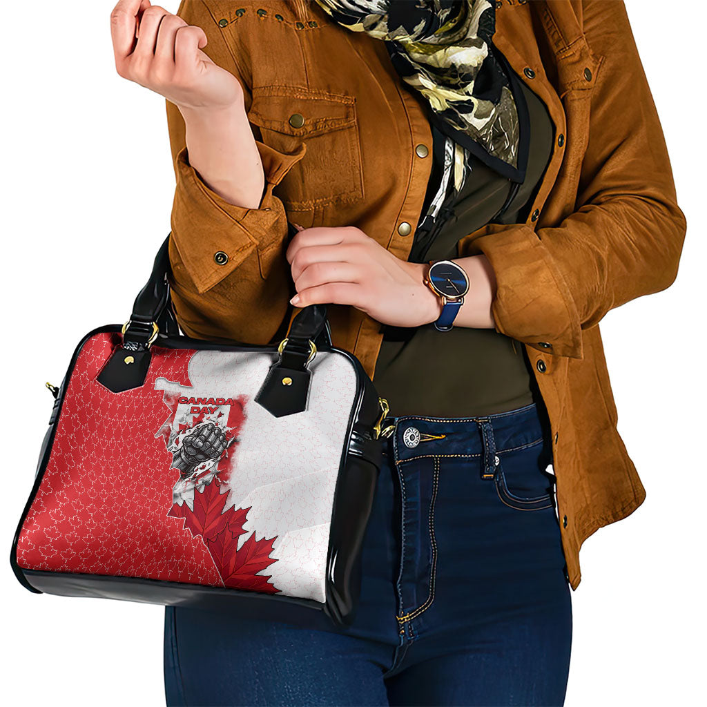 Canada Day Shoulder Handbag Patriotic Maple Leaf - Robotic Fist