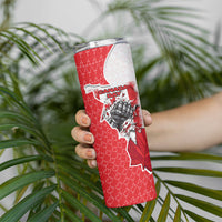 Canada Day Skinny Tumbler Patriotic Maple Leaf - Robotic Fist
