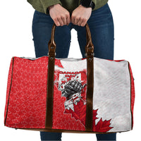 Canada Day Travel Bag Patriotic Maple Leaf - Robotic Fist