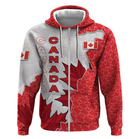 Canada Day Zip Hoodie Patriotic Maple Leaf - Robotic Fist
