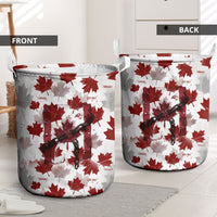 Canada Day Laundry Basket Constitutional Autonomy 1982 Vintage - Broken Chains Freedom