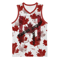 Canada Day Basketball Jersey Constitutional Autonomy 1982 Vintage - Broken Chains Freedom