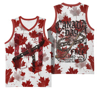 Canada Day Basketball Jersey Constitutional Autonomy 1982 Vintage - Broken Chains Freedom