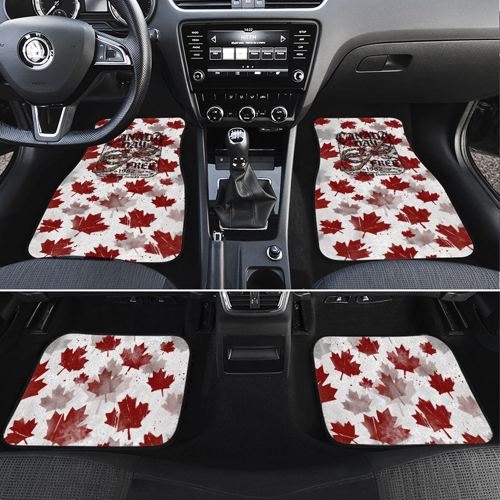 Canada Day Car Mats Constitutional Autonomy 1982 Vintage - Broken Chains Freedom