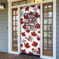 Canada Day Door Cover Constitutional Autonomy 1982 Vintage - Broken Chains Freedom