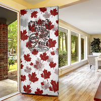 Canada Day Door Cover Constitutional Autonomy 1982 Vintage - Broken Chains Freedom