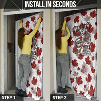 Canada Day Door Cover Constitutional Autonomy 1982 Vintage - Broken Chains Freedom