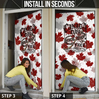 Canada Day Door Cover Constitutional Autonomy 1982 Vintage - Broken Chains Freedom