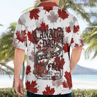 Canada Day Hawaiian Shirt Constitutional Autonomy 1982 Vintage - Broken Chains Freedom