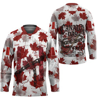 Canada Day Hockey Jersey Constitutional Autonomy 1982 Vintage - Broken Chains Freedom