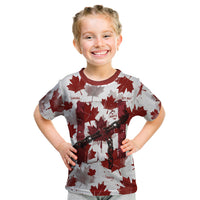 Canada Day Kid T Shirt Constitutional Autonomy 1982 Vintage - Broken Chains Freedom