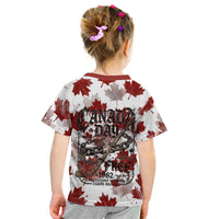 Canada Day Kid T Shirt Constitutional Autonomy 1982 Vintage - Broken Chains Freedom