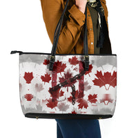 Canada Day Leather Tote Bag Constitutional Autonomy 1982 Vintage - Broken Chains Freedom