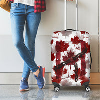 Canada Day Luggage Cover Constitutional Autonomy 1982 Vintage - Broken Chains Freedom