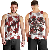 Canada Day Men Tank Top Constitutional Autonomy 1982 Vintage - Broken Chains Freedom