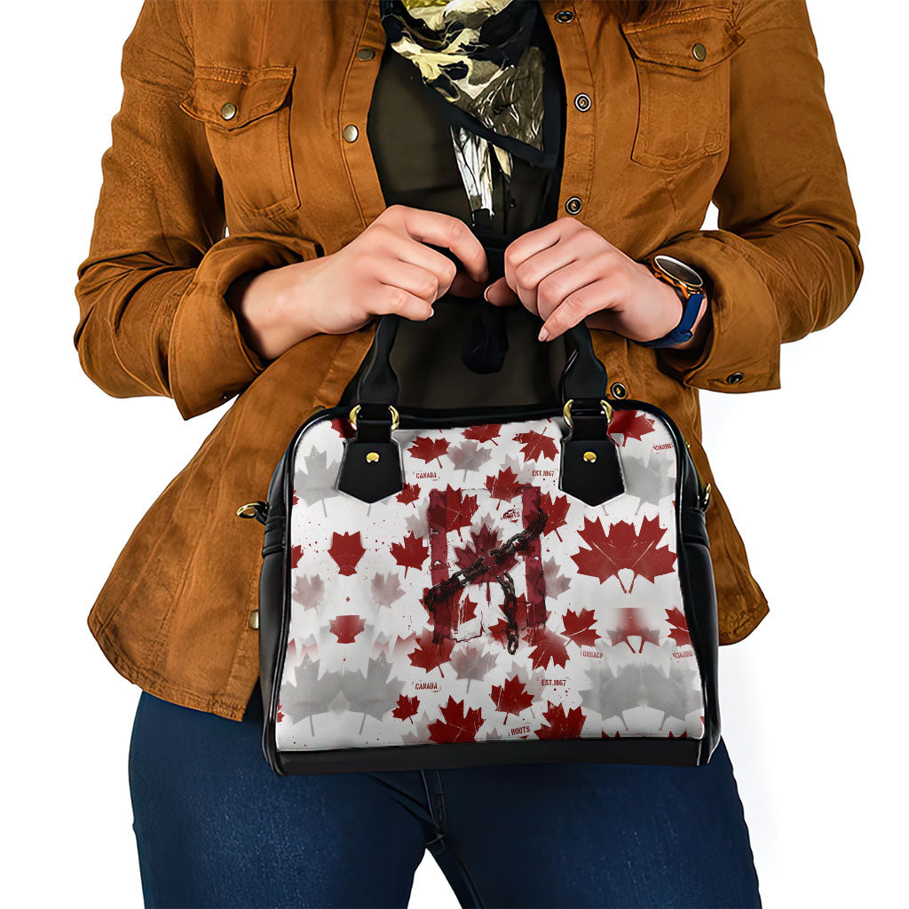 Canada Day Shoulder Handbag Constitutional Autonomy 1982 Vintage - Broken Chains Freedom