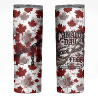Canada Day Skinny Tumbler Constitutional Autonomy 1982 Vintage - Broken Chains Freedom