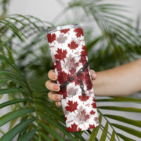 Canada Day Skinny Tumbler Constitutional Autonomy 1982 Vintage - Broken Chains Freedom