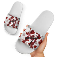 Canada Day Slide Sandals Constitutional Autonomy 1982 Vintage - Broken Chains Freedom