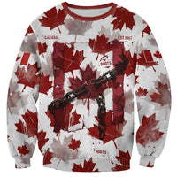 Canada Day Sweatshirt Constitutional Autonomy 1982 Vintage - Broken Chains Freedom