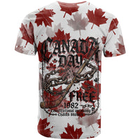 Canada Day T Shirt Constitutional Autonomy 1982 Vintage - Broken Chains Freedom