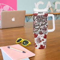 Canada Day Tumbler With Handle Constitutional Autonomy 1982 Vintage - Broken Chains Freedom