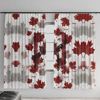 Canada Day Window Curtain Constitutional Autonomy 1982 Vintage - Broken Chains Freedom