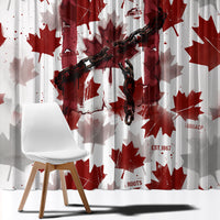 Canada Day Window Curtain Constitutional Autonomy 1982 Vintage - Broken Chains Freedom