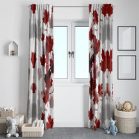 Canada Day Window Curtain Constitutional Autonomy 1982 Vintage - Broken Chains Freedom