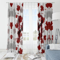Canada Day Window Curtain Constitutional Autonomy 1982 Vintage - Broken Chains Freedom