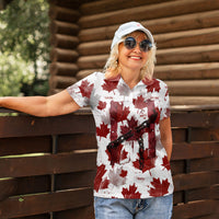 Canada Day Women Polo Shirt Constitutional Autonomy 1982 Vintage - Broken Chains Freedom