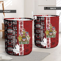 Canada Day Indigenous First Nations Laundry Basket Tribal Haida Totem Art One Nation