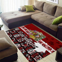 Canada Day Indigenous First Nations Area Rug Tribal Haida Totem Art One Nation