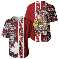 Canada Day Indigenous First Nations Baseball Jersey Tribal Haida Totem Art One Nation