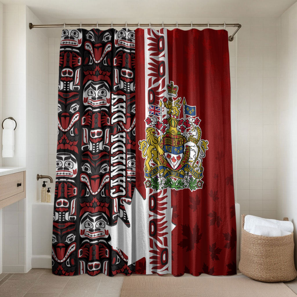 Canada Day Indigenous First Nations Bathroom Set Tribal Haida Totem Art One Nation