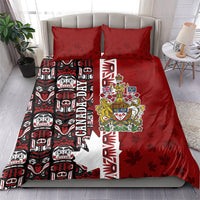 Canada Day Indigenous First Nations Bedding Set Tribal Haida Totem Art One Nation