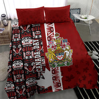 Canada Day Indigenous First Nations Bedding Set Tribal Haida Totem Art One Nation
