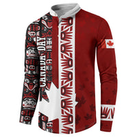 Canada Day Indigenous First Nations Button Sweatshirt Tribal Haida Totem Art One Nation