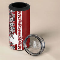 Canada Day Indigenous First Nations 4 in 1 Can Cooler Tumbler Tribal Haida Totem Art One Nation