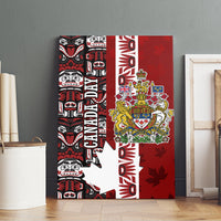 Canada Day Indigenous First Nations Canvas Wall Art Tribal Haida Totem Art One Nation