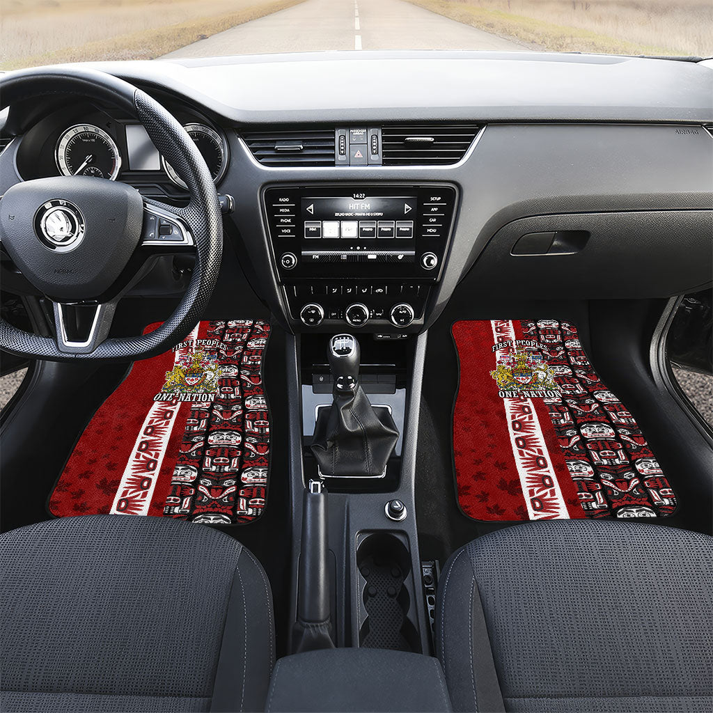 Canada Day Indigenous First Nations Car Mats Tribal Haida Totem Art One Nation