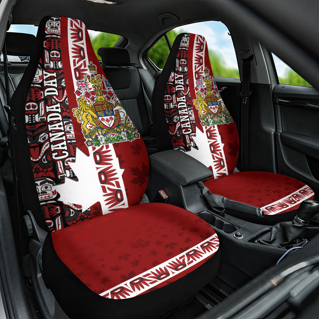 Canada Day Indigenous First Nations Car Seat Cover Tribal Haida Totem Art One Nation