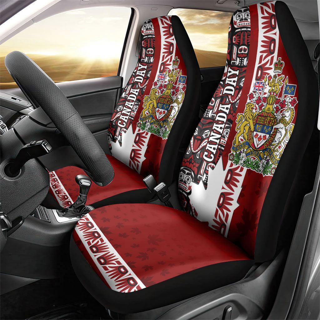 Canada Day Indigenous First Nations Car Seat Cover Tribal Haida Totem Art One Nation